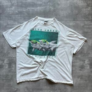 Vintage 1990s shark travel t shirt